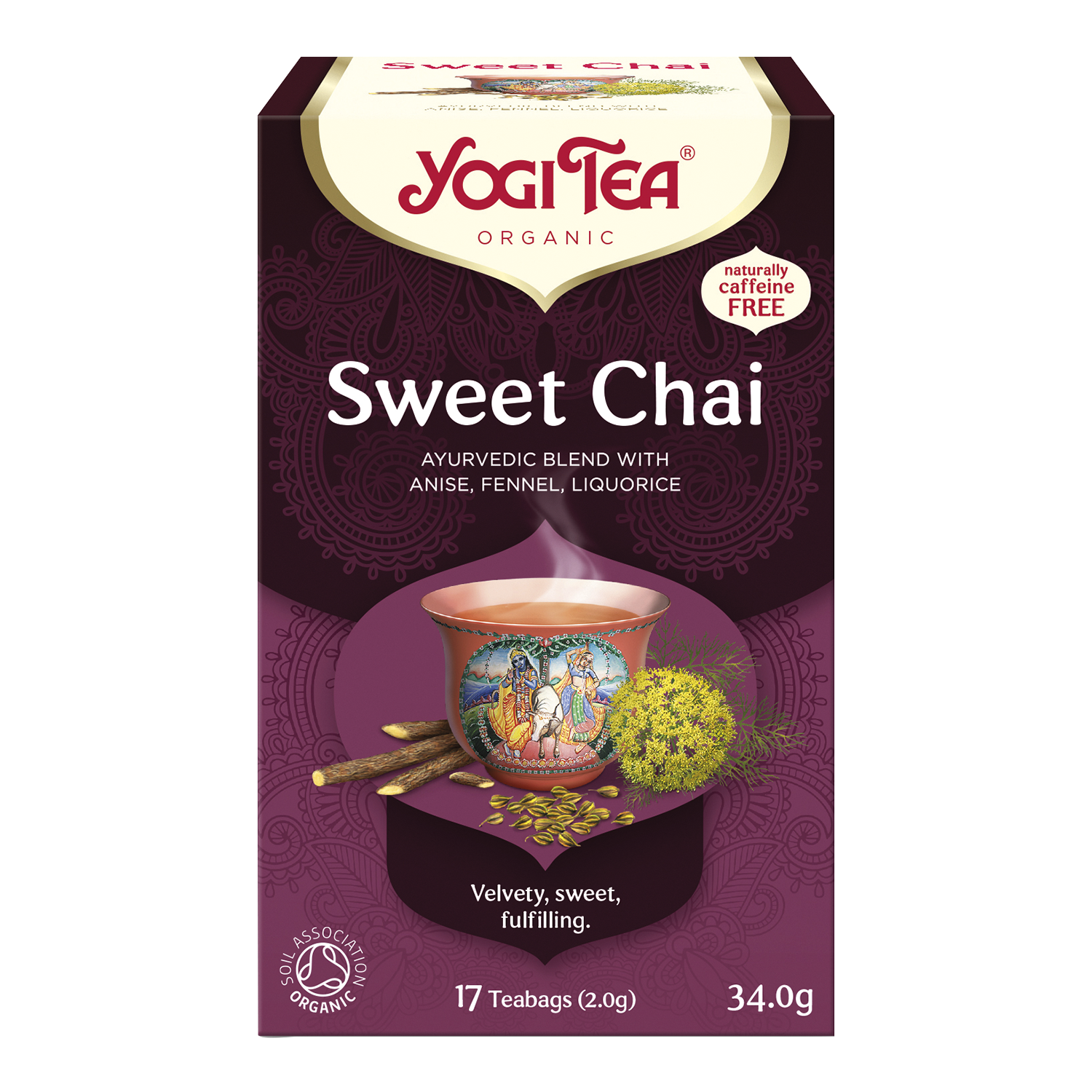 Yogi Tea Sweet Chai Øko/Organic 17breve