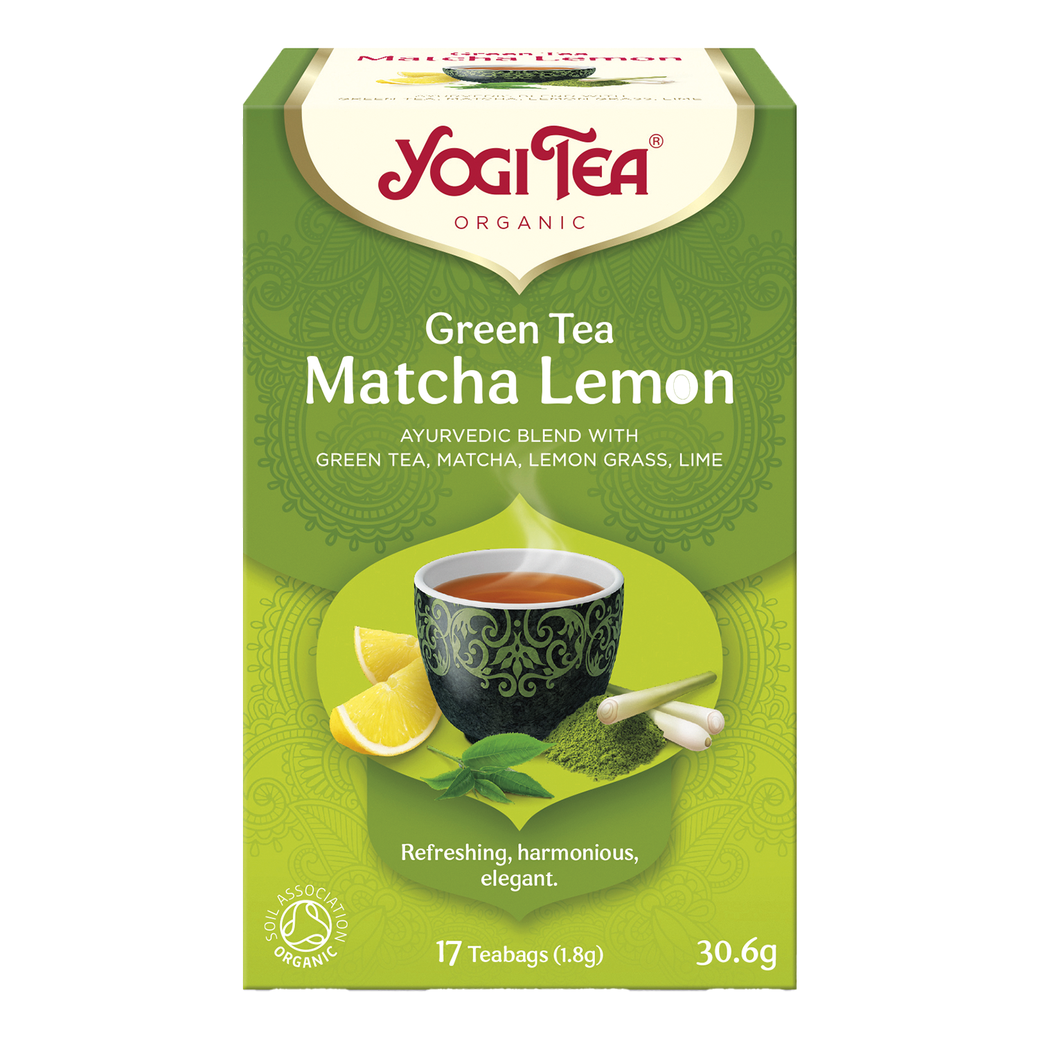 Yogi Tea Green Matcha Lemon Øko/Organic 17breve