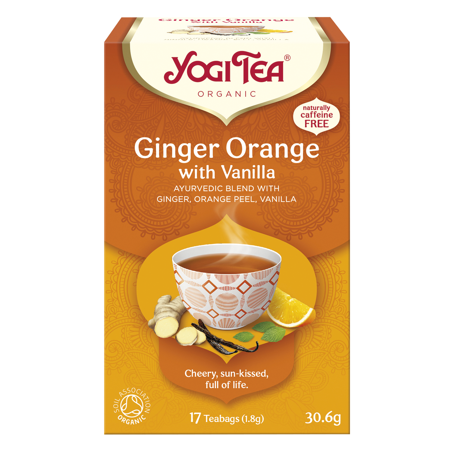 Yogi Tea Ginger orange vanilla Øko/Organic 17breve