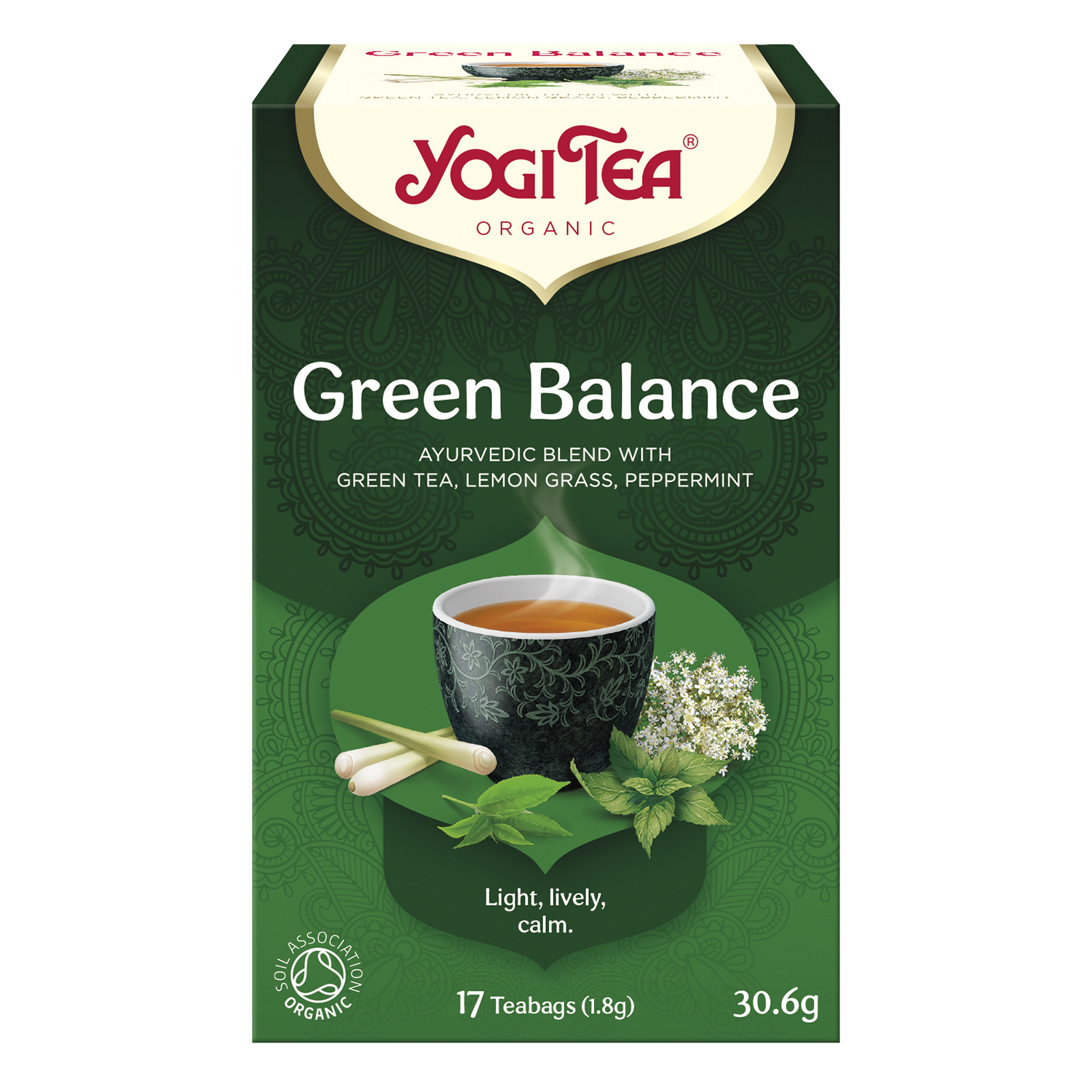 Yogi Tea Green balance Øko/Organic 17breve