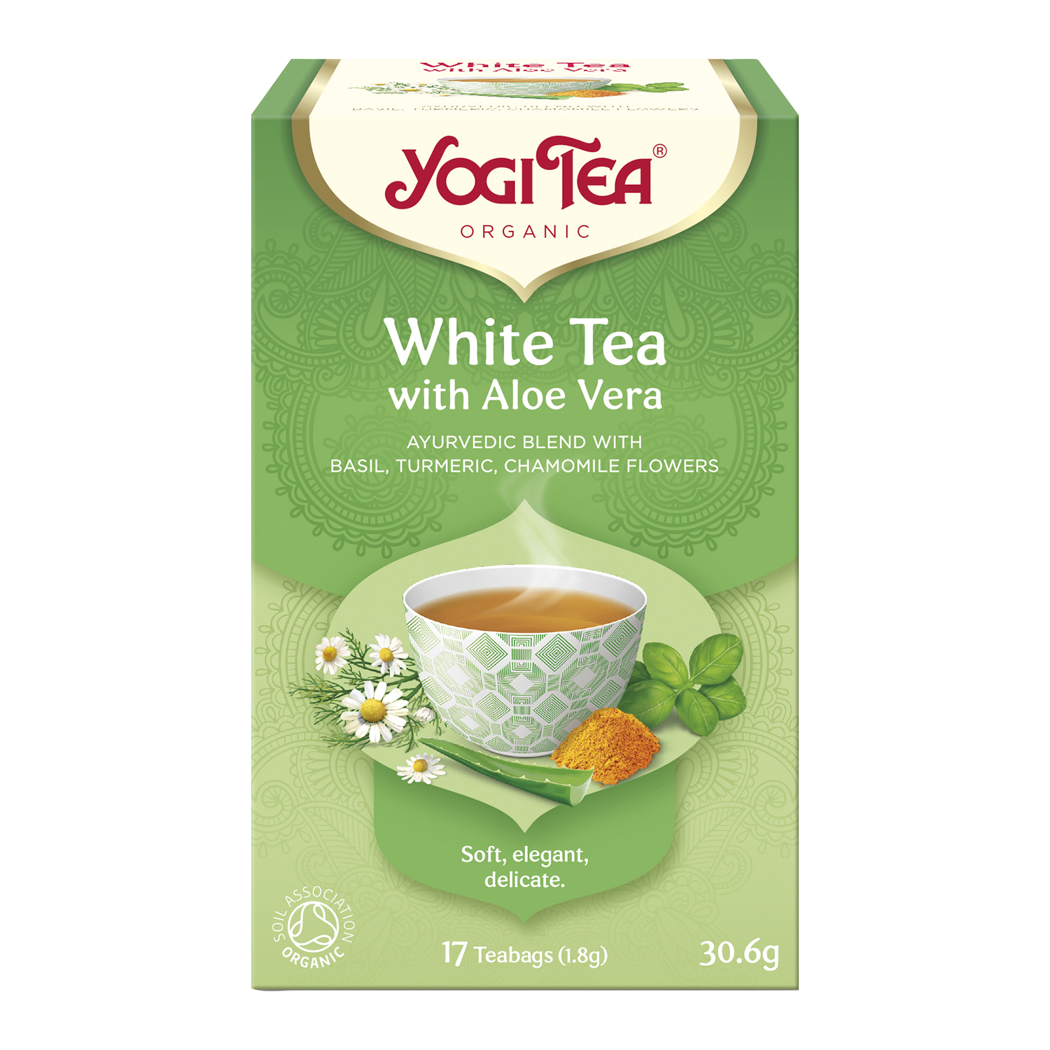 Yogi Tea White Tea Aloe vera Øko/Organic 17breve