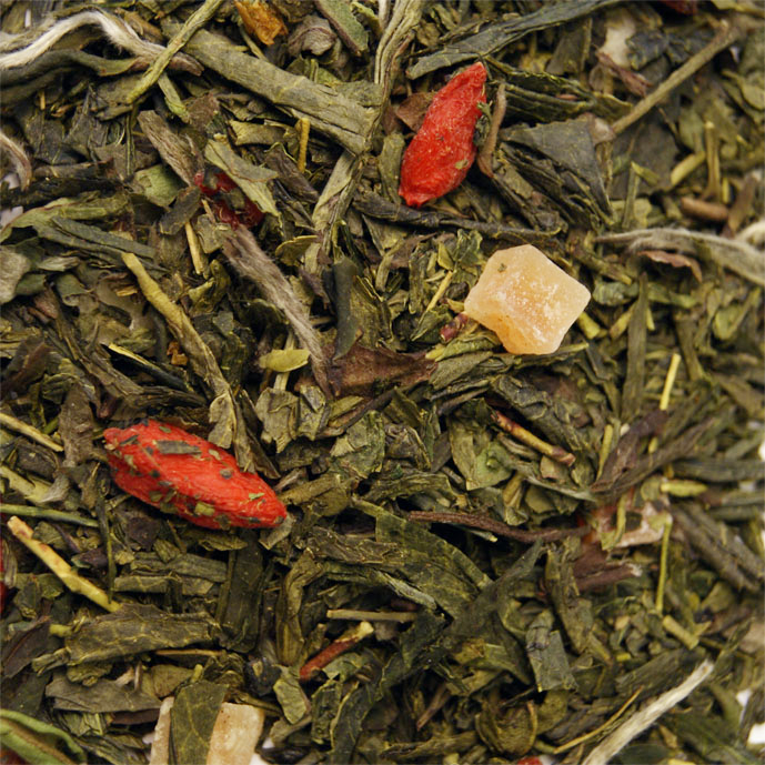 Grøn/Hvid Te med Havtorn  100 g