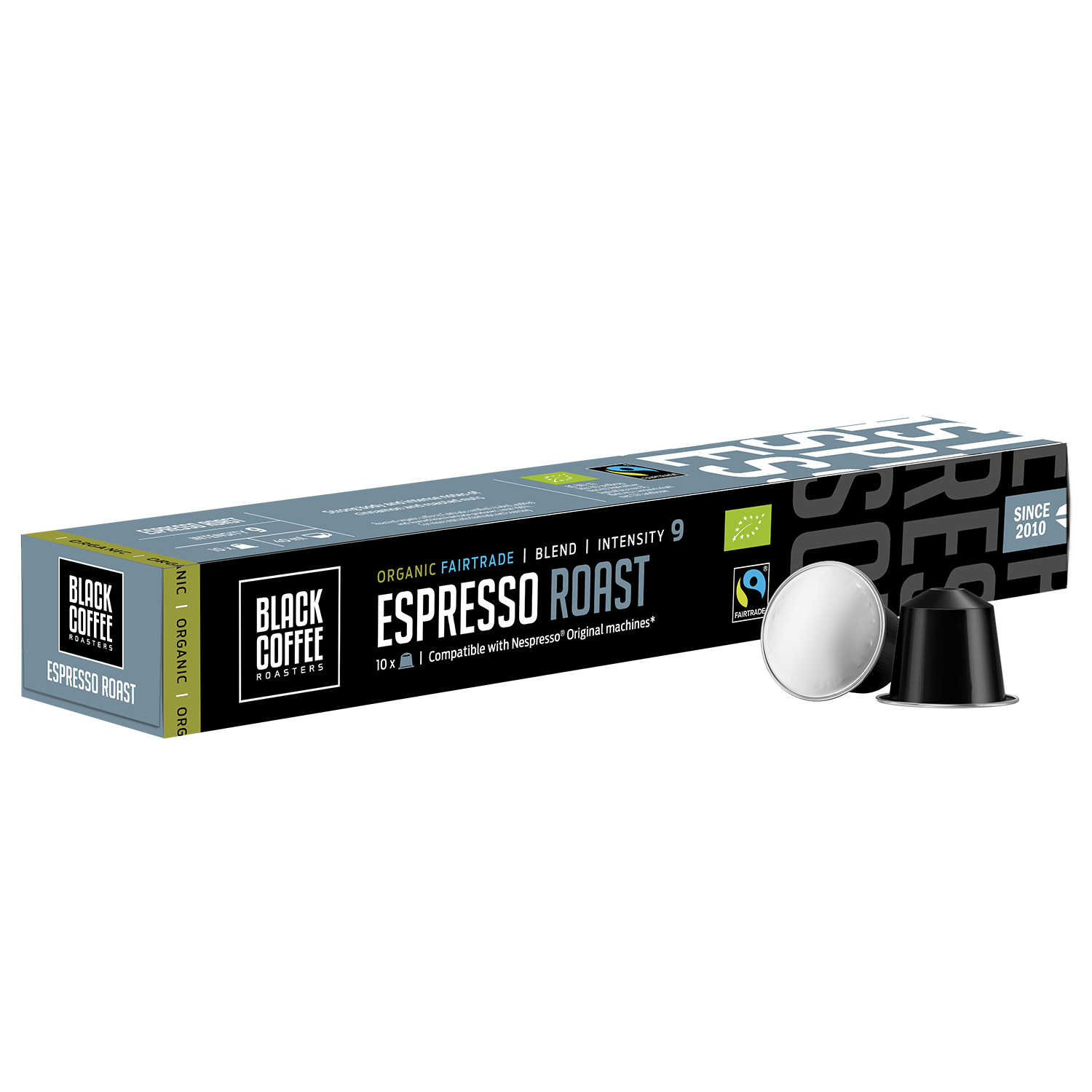 Black Cof. ESPRESSO ORGANIC FAIRTRADE 10x5,5g Rr