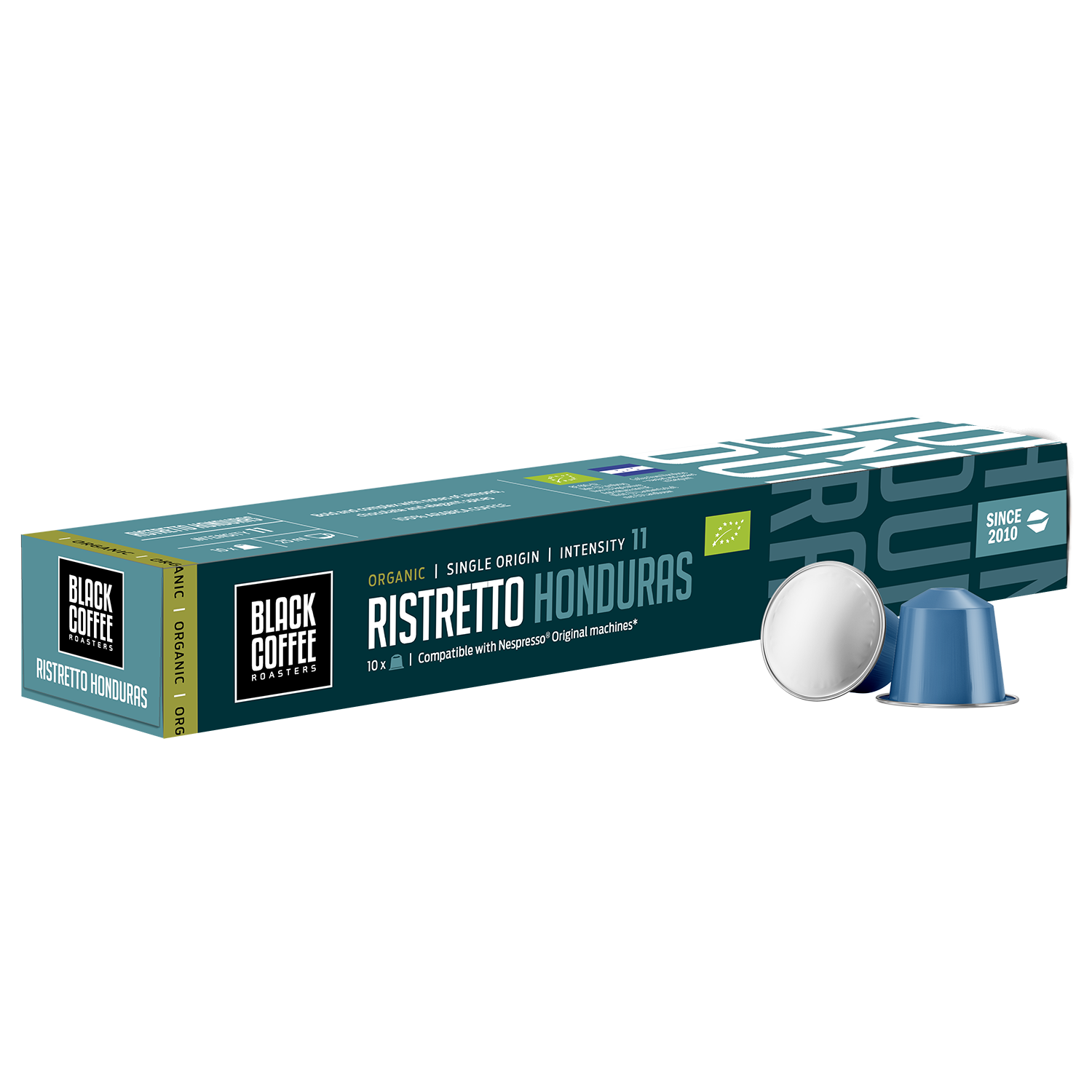 Black Cof. Ristretto Honduras ORGANIC 10x5,5g Rr