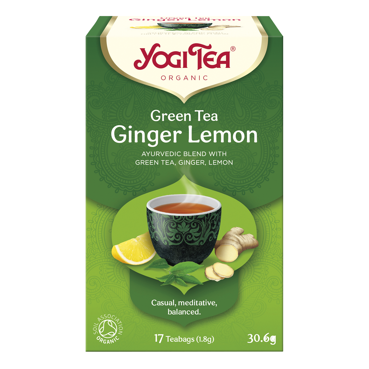 Yogi Tea Green Ging Lemon ko/Organic 17breve
