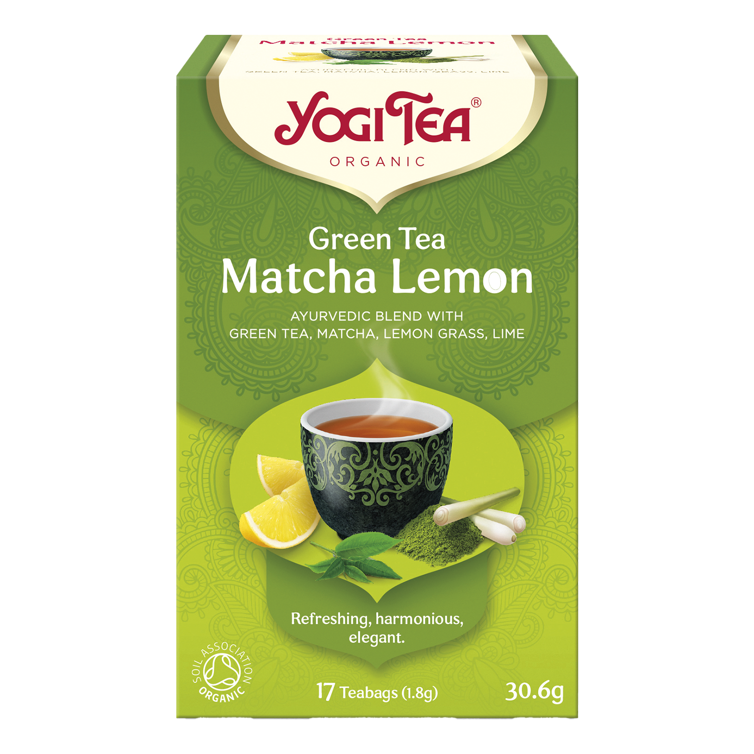 Yogi Tea Green Matcha Lemon ko/Organic 17breve