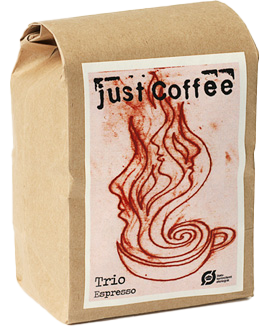 Trio - Mrkristet espresso kaffe 