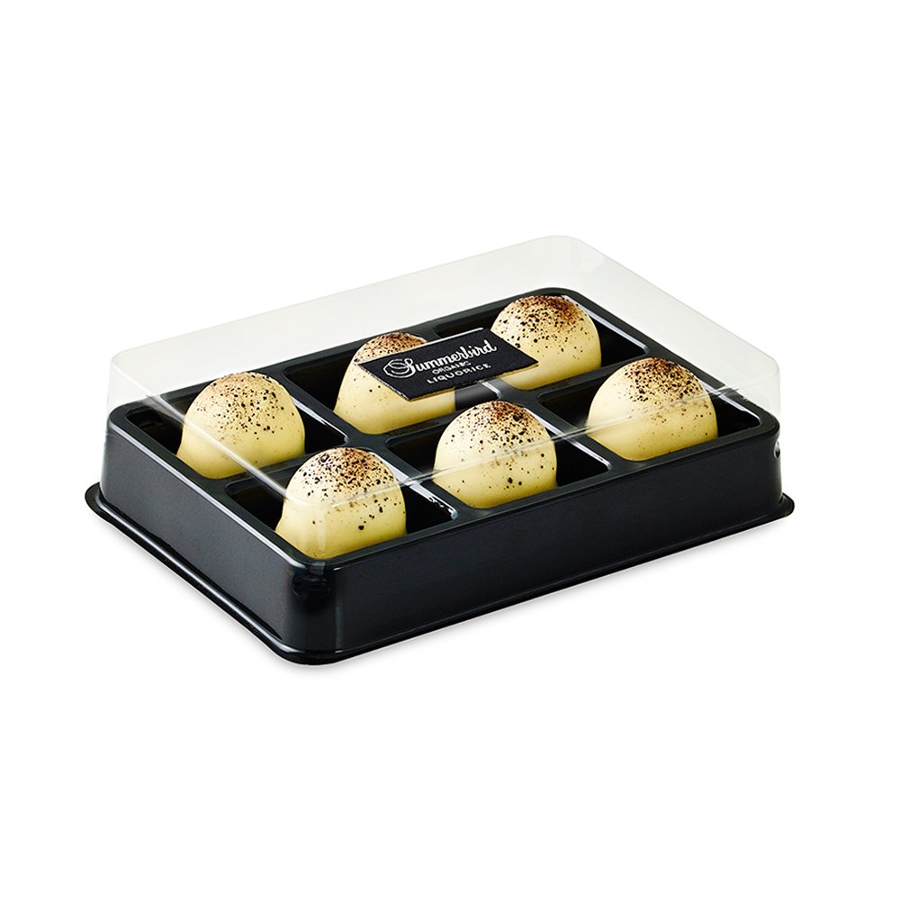 Flødeboller, Mini Liquorice, 6 stk
