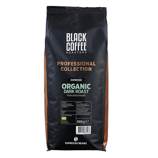 BCR pro Organic Dark Espresso 1 kg Hele bnner KO