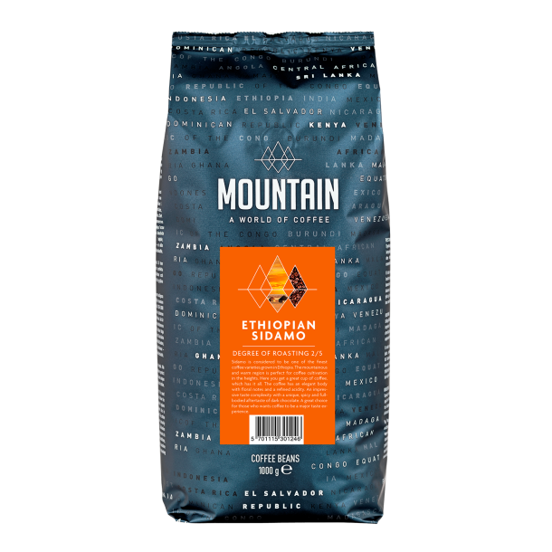 Mountain Etiopisk  Sidamo Hele b�nner 1 kg