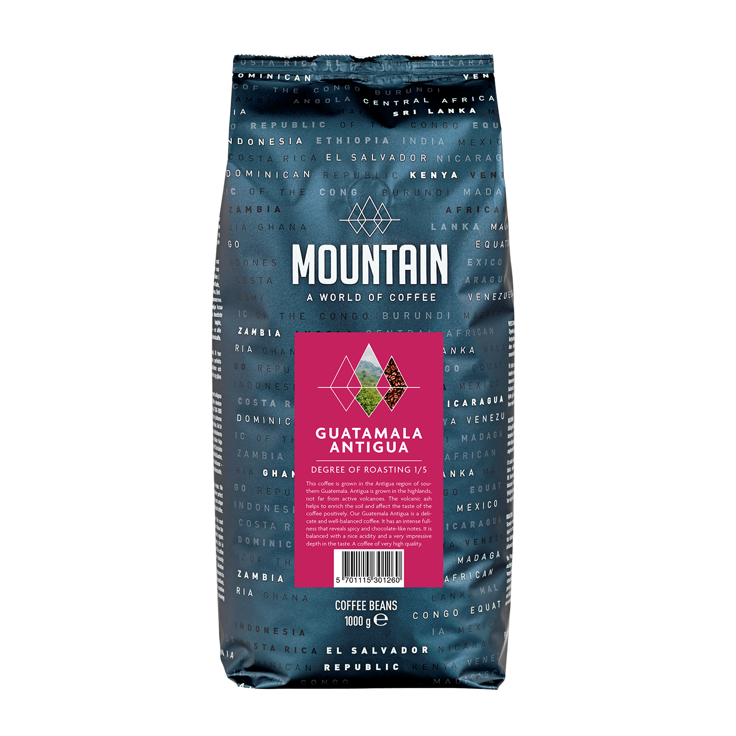 Mountain Guatemala Antigua Hele bnner 1 kg