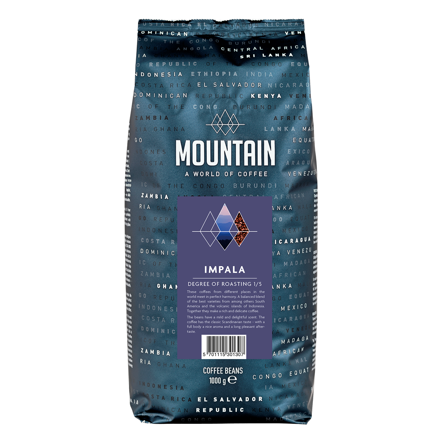 Mountain Impala Hele bnner 1 kg