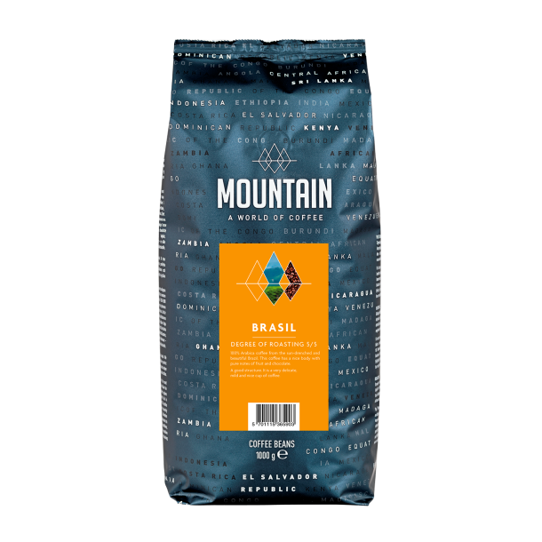 Mountain Brasil Kaffe Hele b�nner   1 kg