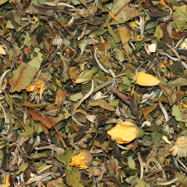 Grn/Hvid Te Granatble 1 kg