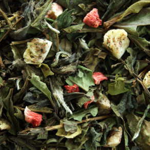 Hvid Te m Jordbr & Kiwi