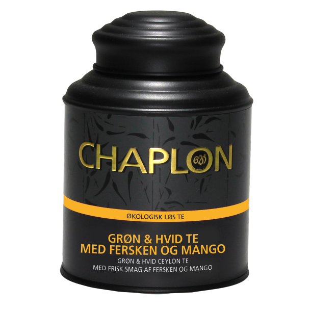 Grn/Hvid te fersken og mango KO 160g Chaplon