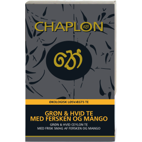 Grn/Hvid te fersken og mango KO 100g Chaplon
