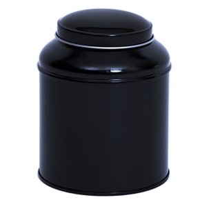 Tedse sort rund 9 x 11,5 cm