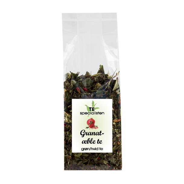 Grn/Hvid Te Granatble 70g