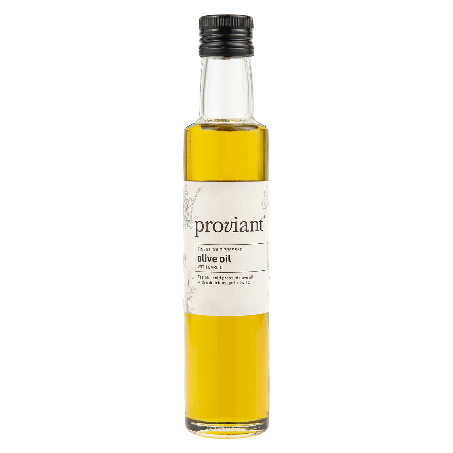 Olivenolie m.hvidlg, koldpres Proviant 250ml