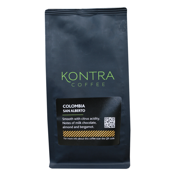 Colombia Colmenar kaffe Hele bnner 250g KONTRA