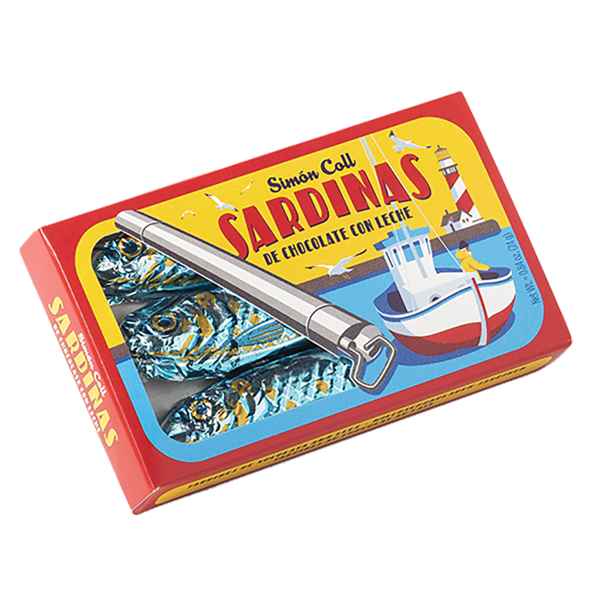 Sardin i �ske 24g./3 stk m�lkechokolade