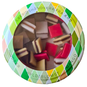 lakrids konfekt i rund ske