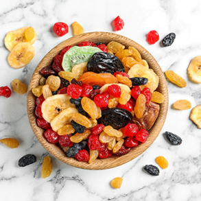 TØRRET BÆR, FRUGT, GRØNT