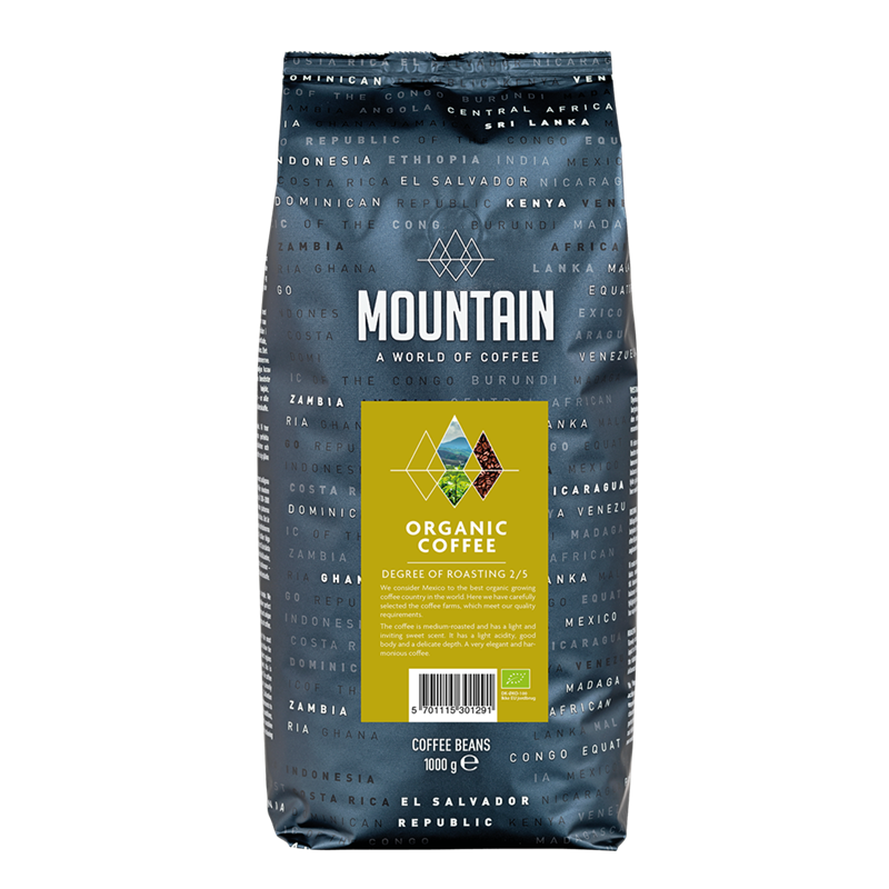 Mountain Øko Hele bønner 1 kg