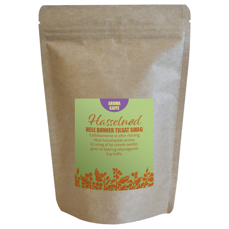 Kaffe Hasselnød Hele bønner 225G