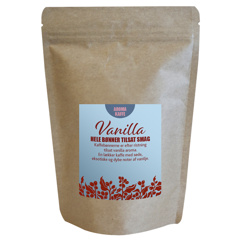 Kaffe Vanille Hele bønner 225g