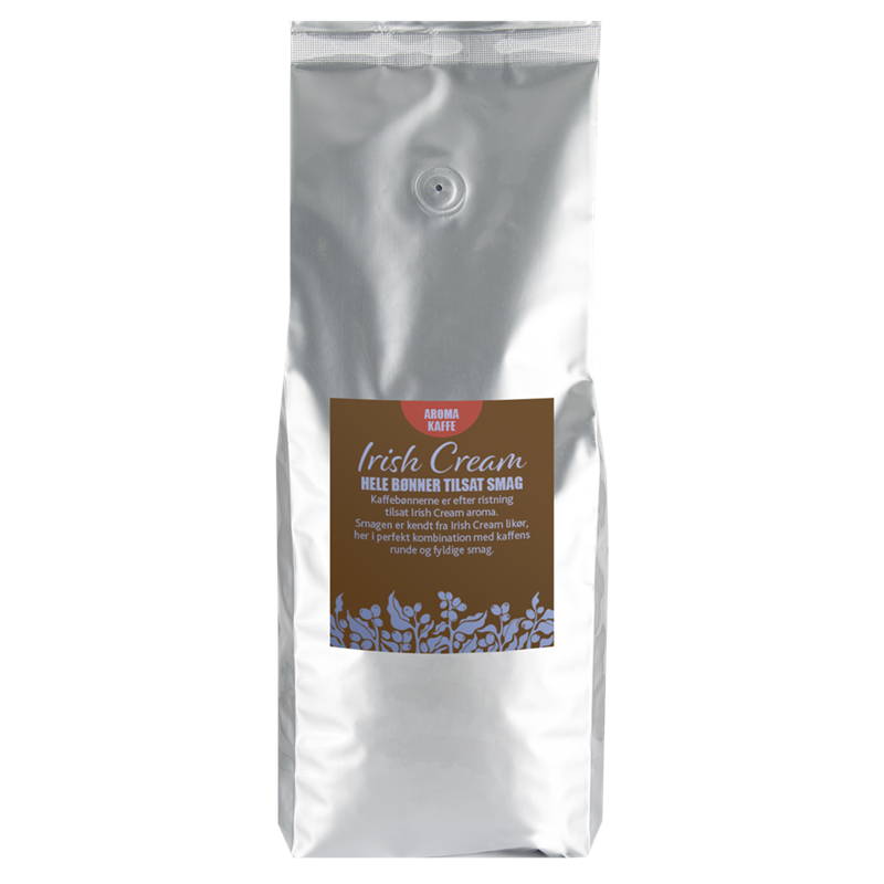 Kaffe Irish Cream 1 kg. Hele bønner