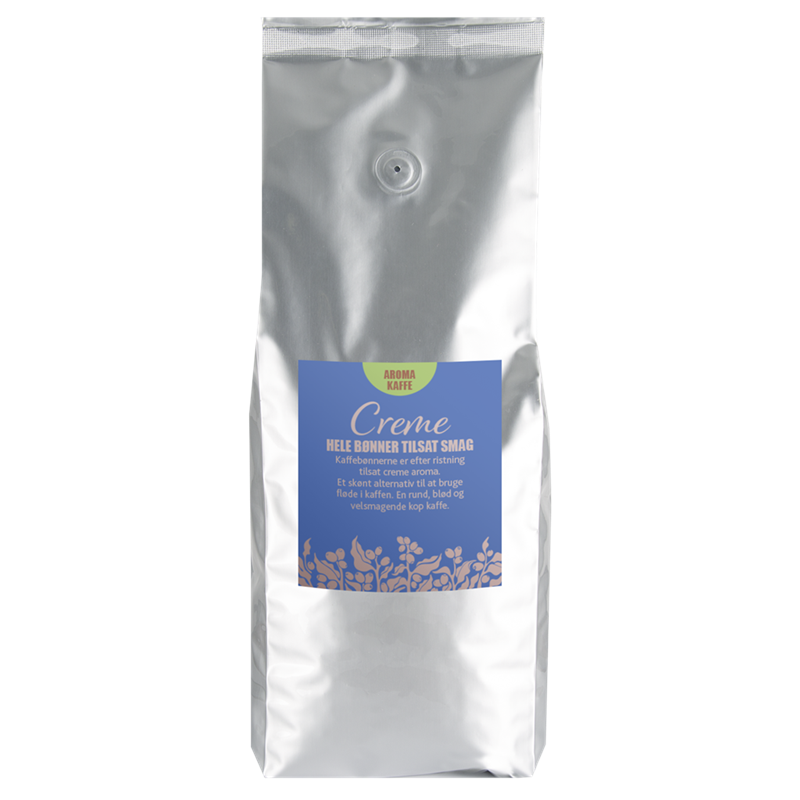 Kaffe Creme 1 kg. Hele bønner