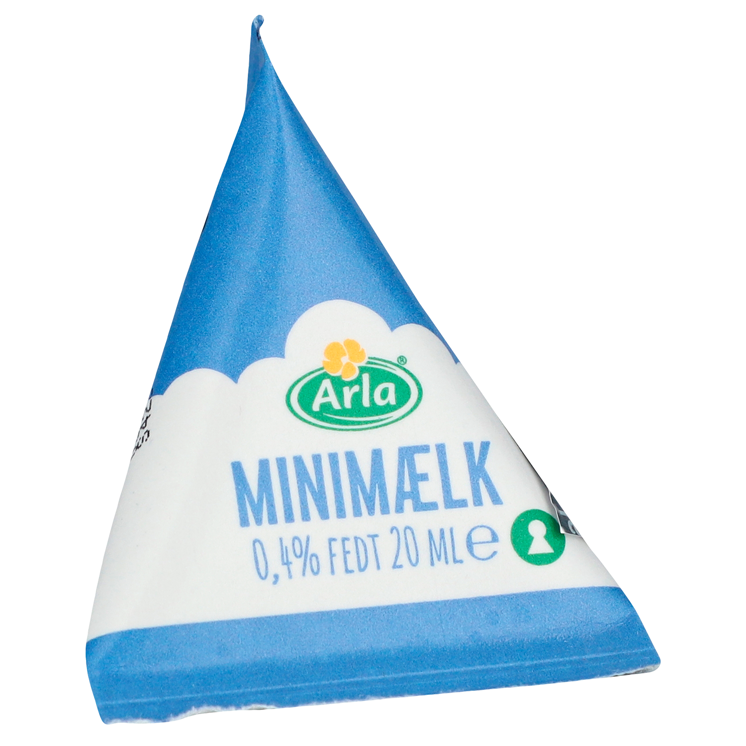 Arla minimælk 0,4%. 100 x 20 ml