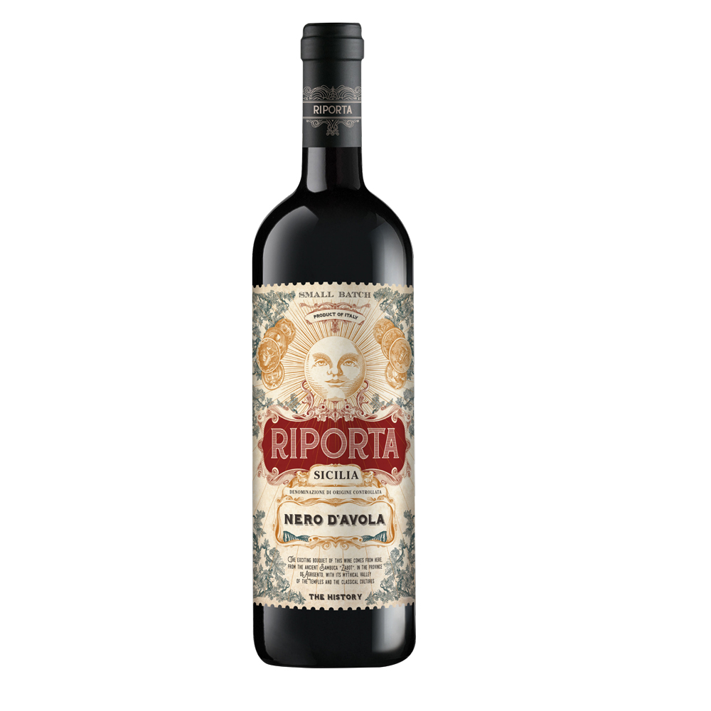 Rødvin Italien - Riporta Nero D'avola.