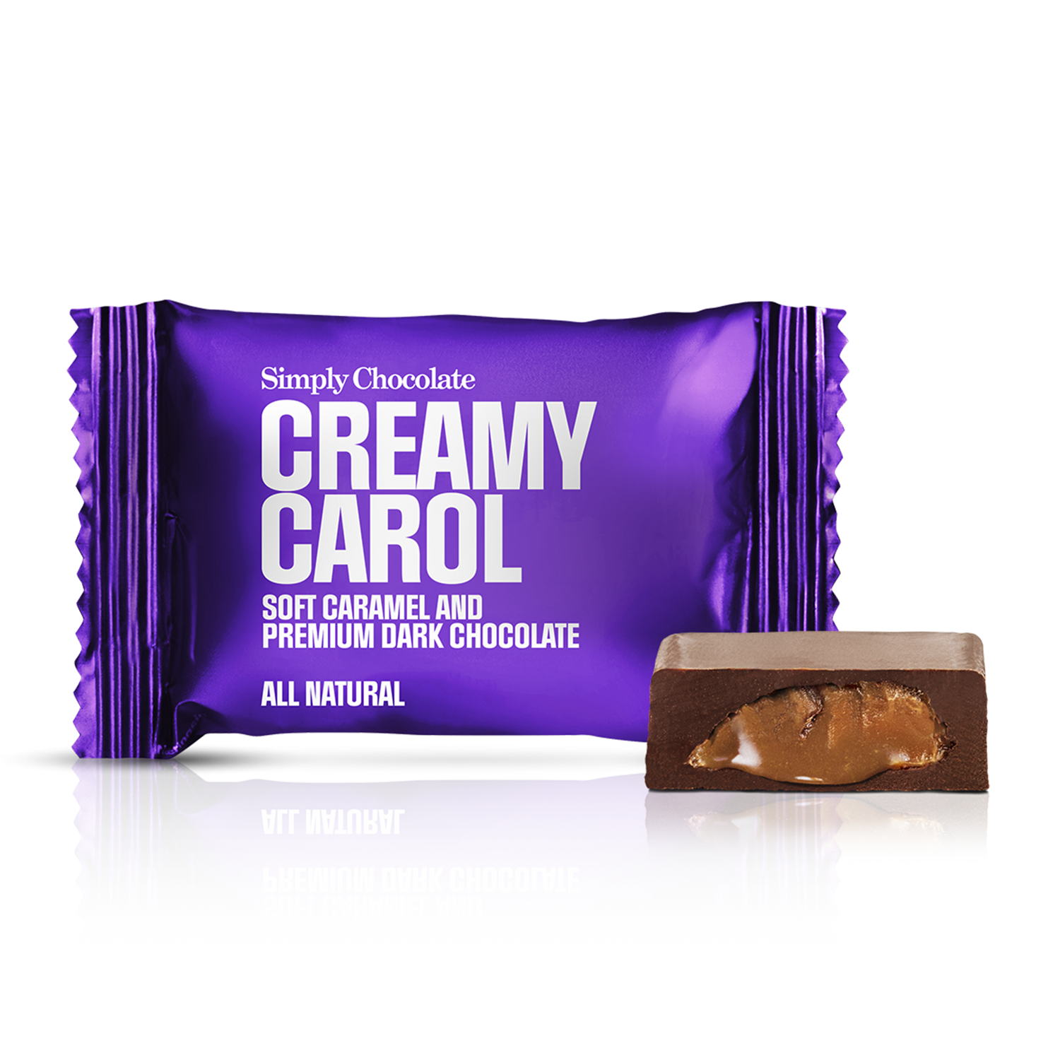 Chokolade Bites m. karamel, Creamy Carol 10g
