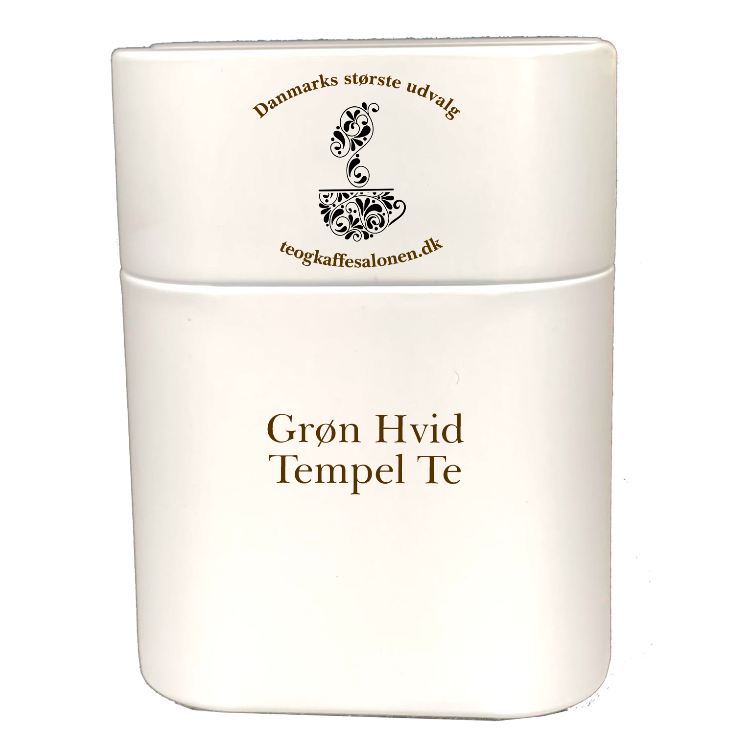 Grøn/Hvid Tempel Te 100 g dåse