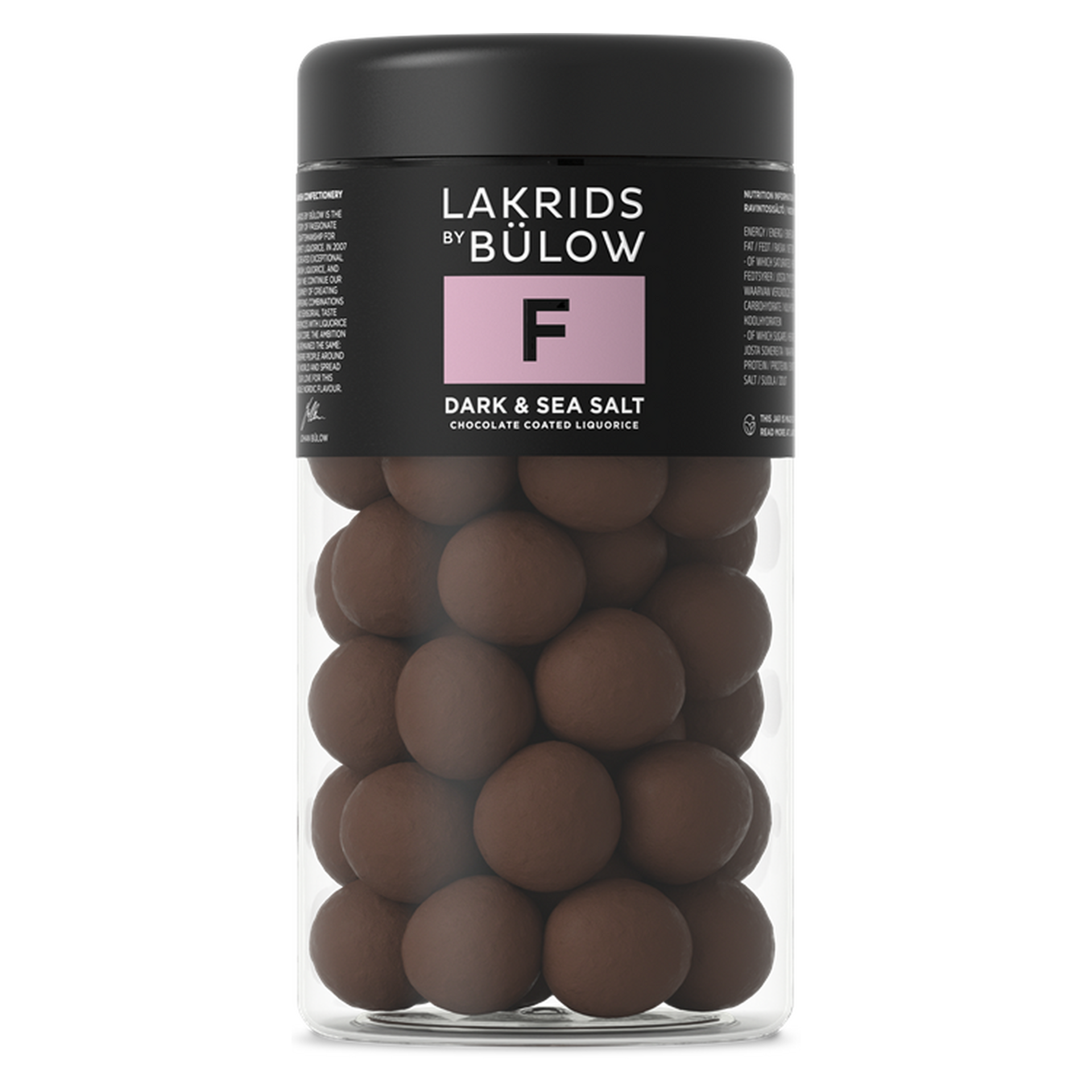 Lakrids by Bülow - F - Dark & Sea salt, Regular