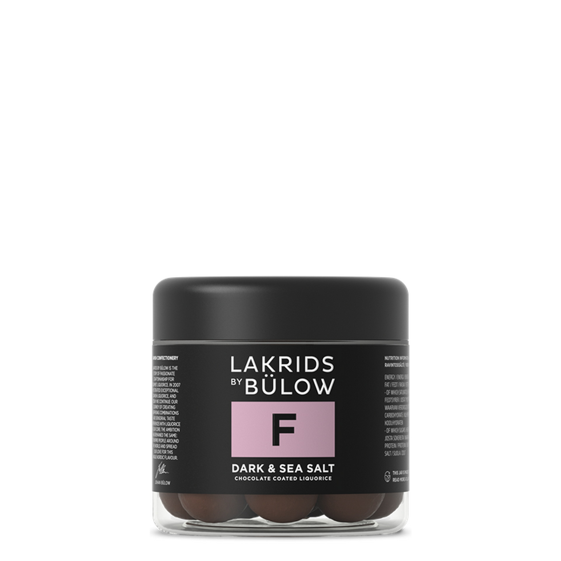 Lakrids by Bülow - F - Small - Dark & Sea salt