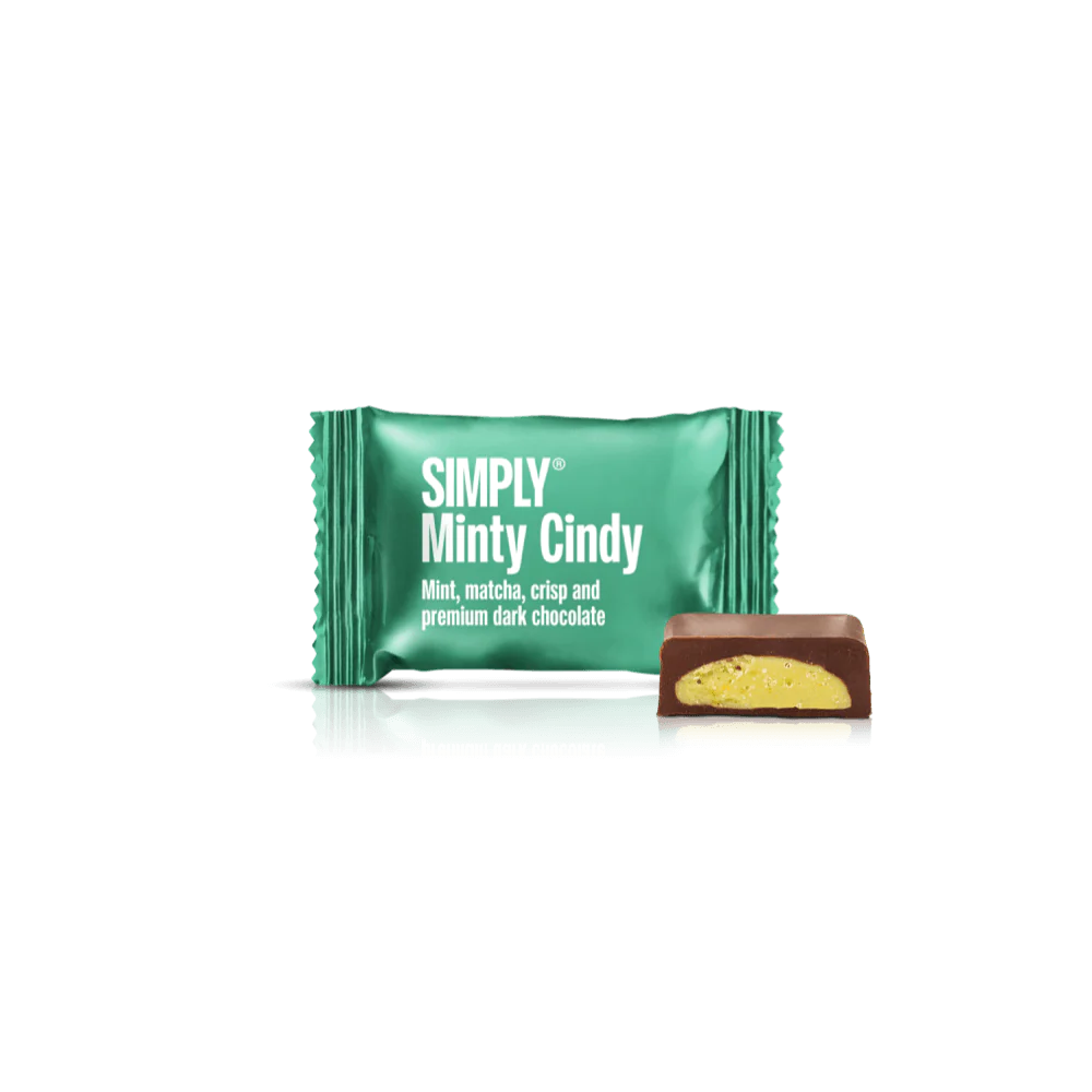 Se Minty Cindy chocolate bites 10g hos Teogkaffesalonen.dk