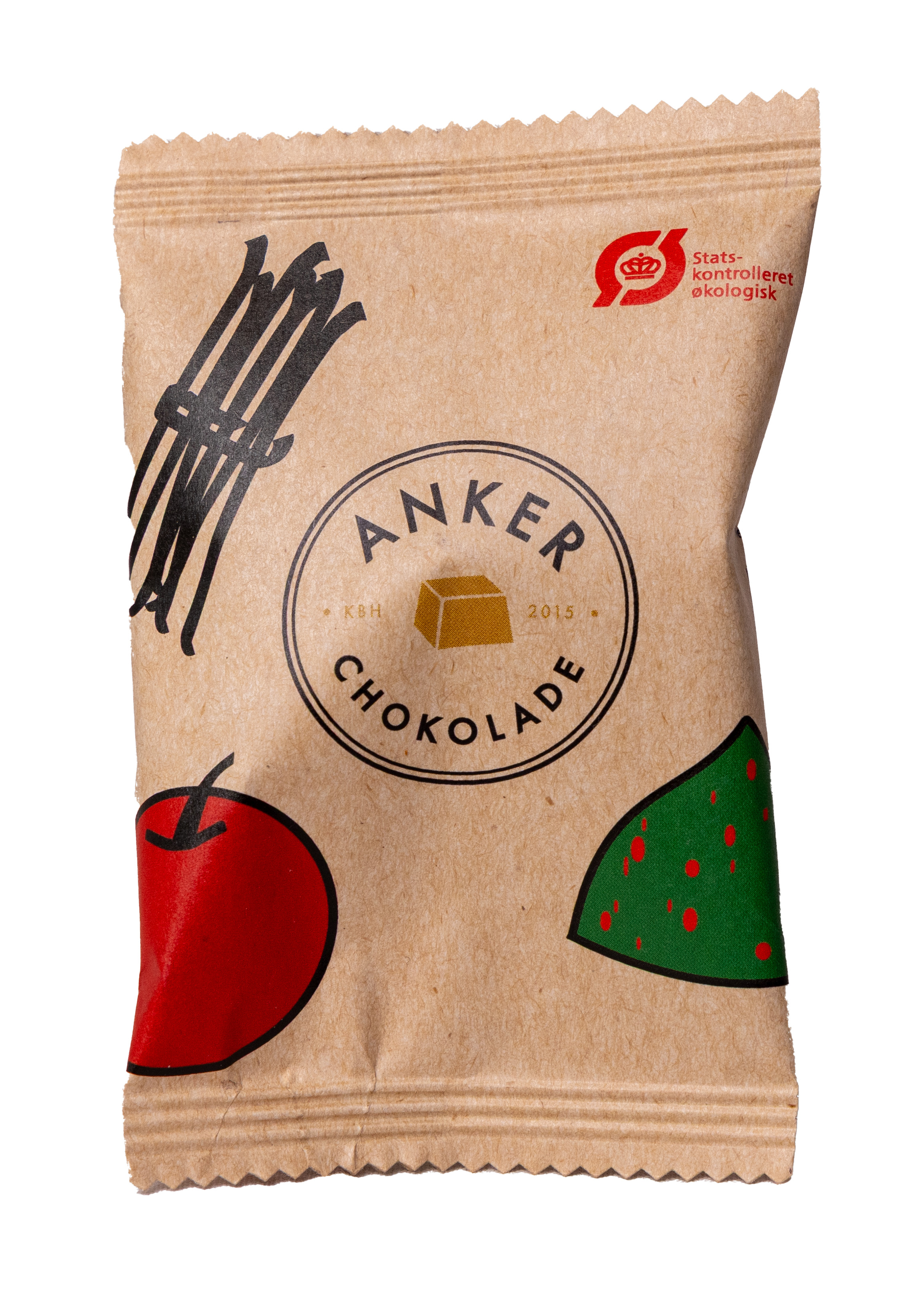 Anker Chokolade - Danske æbler / brunet smør / hvid chokolade Flowpack