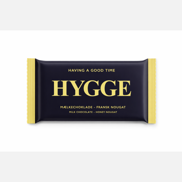 HYGGE - Chokoladeplade - M�lkechokolade - Fransk nougat