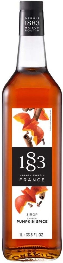 1883 pumpkin spice 1 liter glas