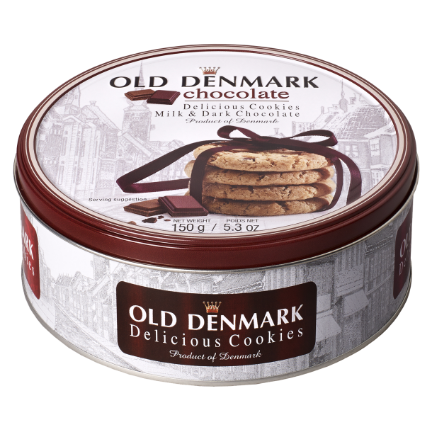 Old Denmark Milk &amp; Dark Chocolate cookie 150g