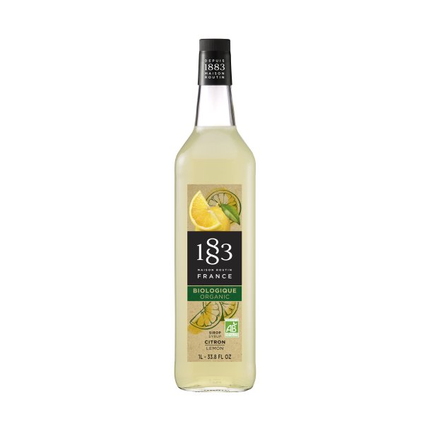 1883 lemon sirup kologisk 1 liter glas