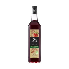 1883 jordbr sirup kologisk 1 liter glas