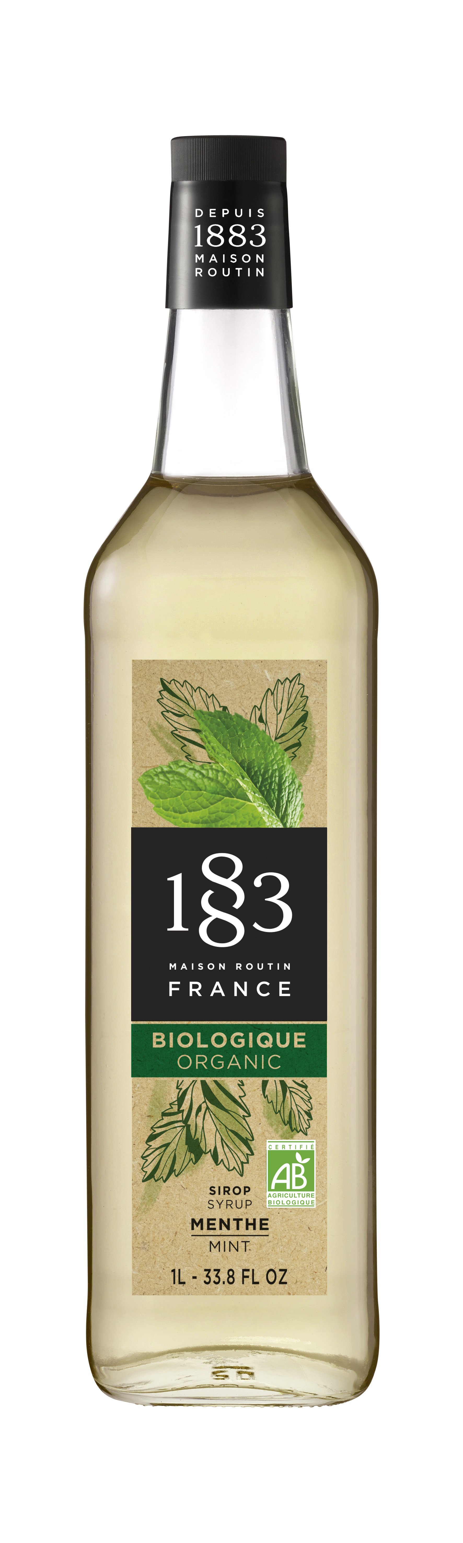 1883 mint sirup kologisk 1 liter glas