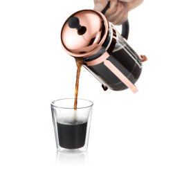 Coffee maker, 8 cup, 1.0 l. stainless steel