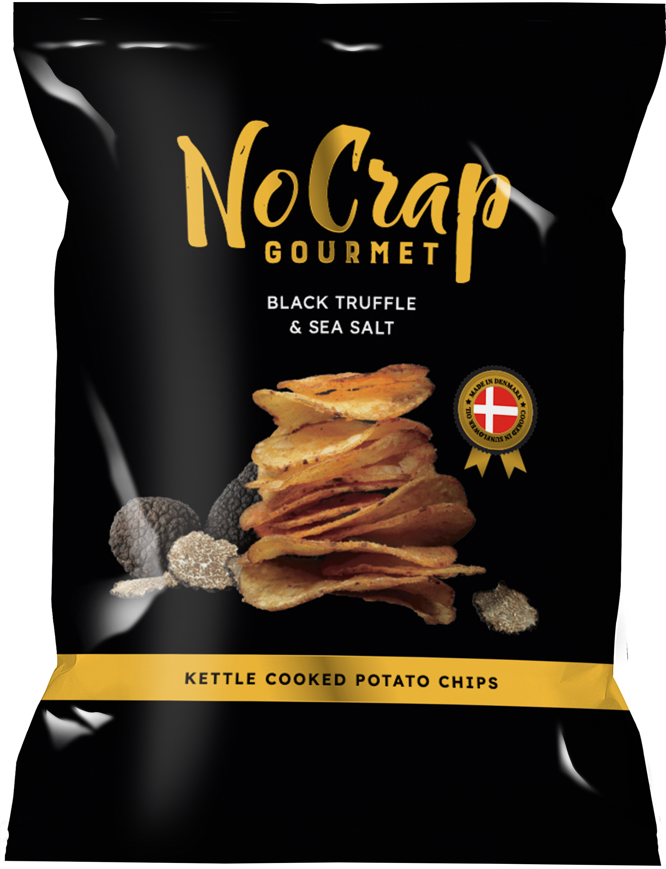 No Crap Gourmet kettle chips - Black truffle &amp; sea salt