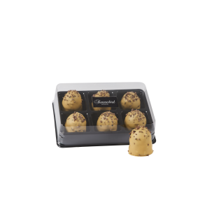 Fldeboller, Mini Amber karamel, 6 stk